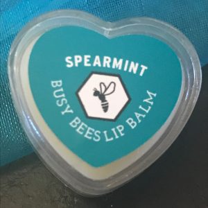 Spearmint Lip Balm, Honey, Natural Beeswax Product