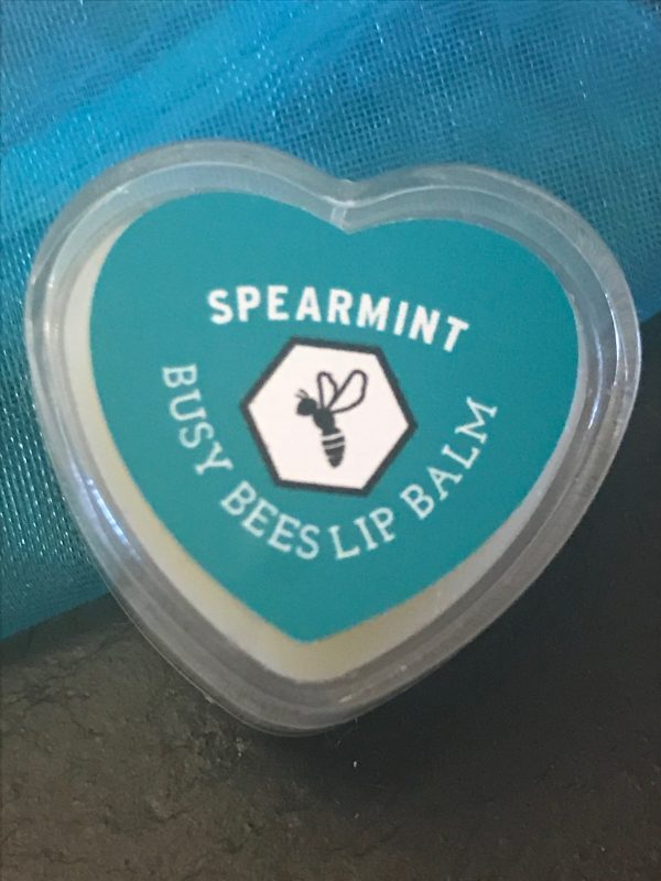 Spearmint Lip Balm, Honey, Natural Beeswax Product