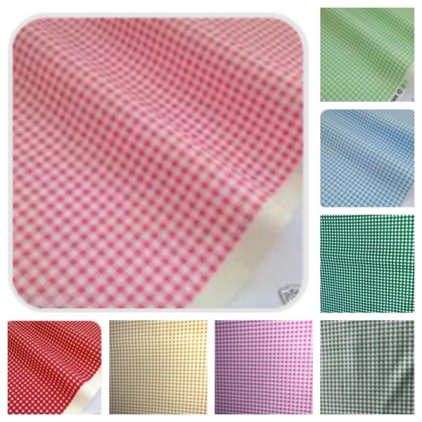 Beeswax Wraps - Mixed Gingham - Yellow, Blue, Green, Pink, Red, Beige