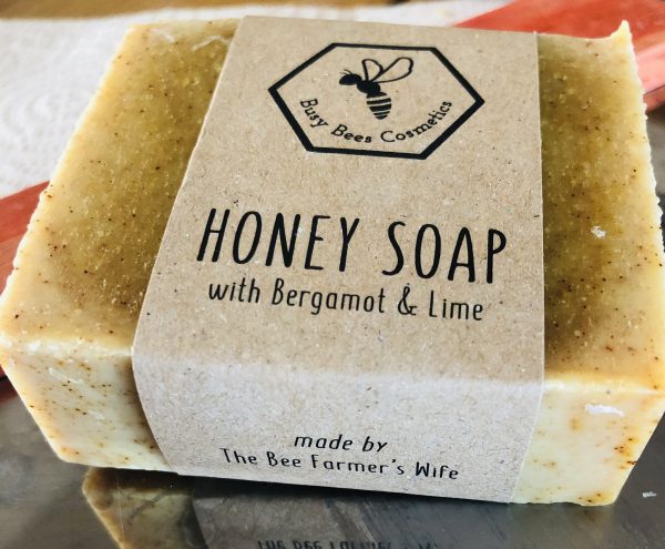 Honey Soap, Bergamot & Lime, Natural Beeswax Products