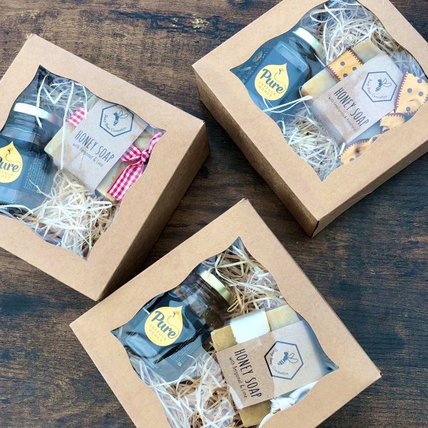 Handmade Honey & Beeswax Soap Gift Box